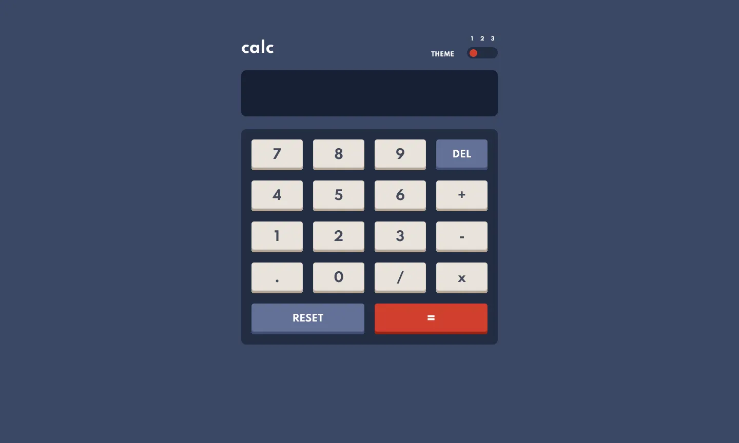 Javascript Calculator preview